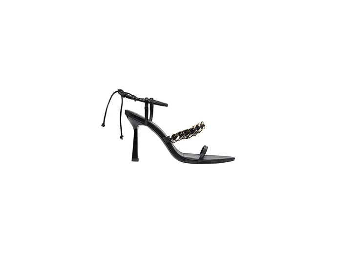 Aje Wanderlust Chain Heel Black Women Shoes