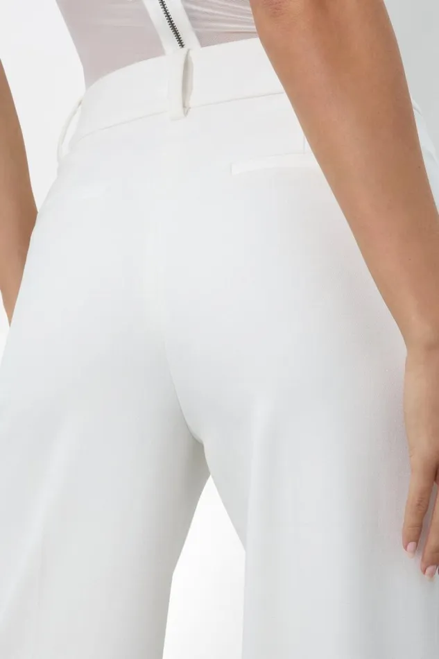 Alice Olivia Alexander Trouser Off White Women Pants