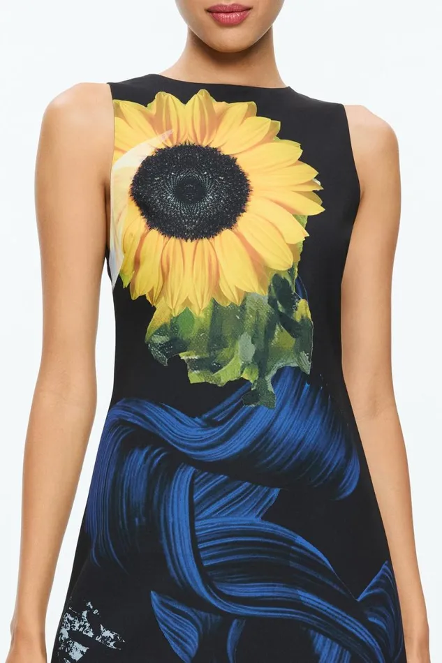 Alice Olivia Clyde Mini Dress Azalea Floral Women Dresses