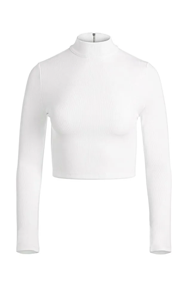 Alice Olivia Delaina Reversible Top Off White Women Tops