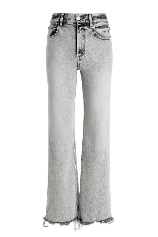 Alice Olivia Delancey Jean Peyton Vintage Grey Women Pants