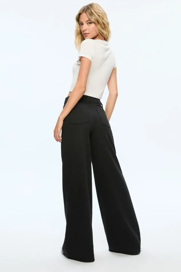 Alice Olivia Harper Jean Black Women Pants