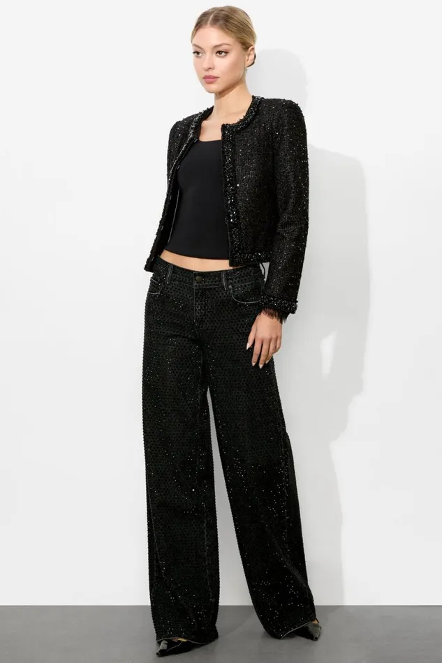 Alice Olivia Landon Jacket Black Women Outerwear