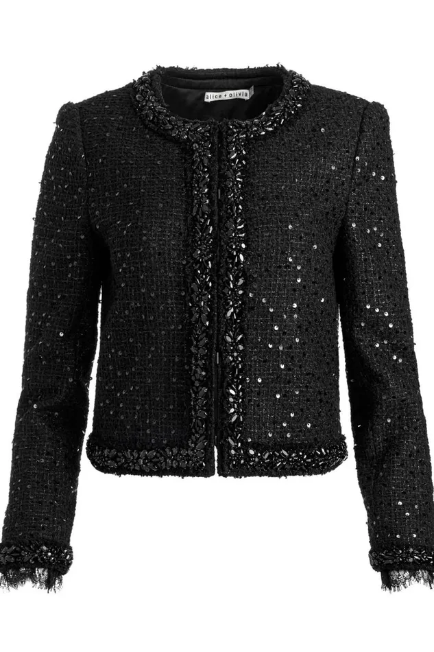 Alice Olivia Landon Jacket Black Women Outerwear
