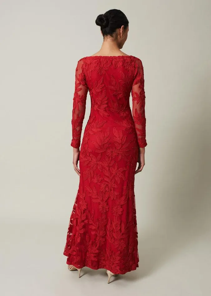 Alicia Tapework Maxi Dress Scarlet Women Phase Eight Dresses