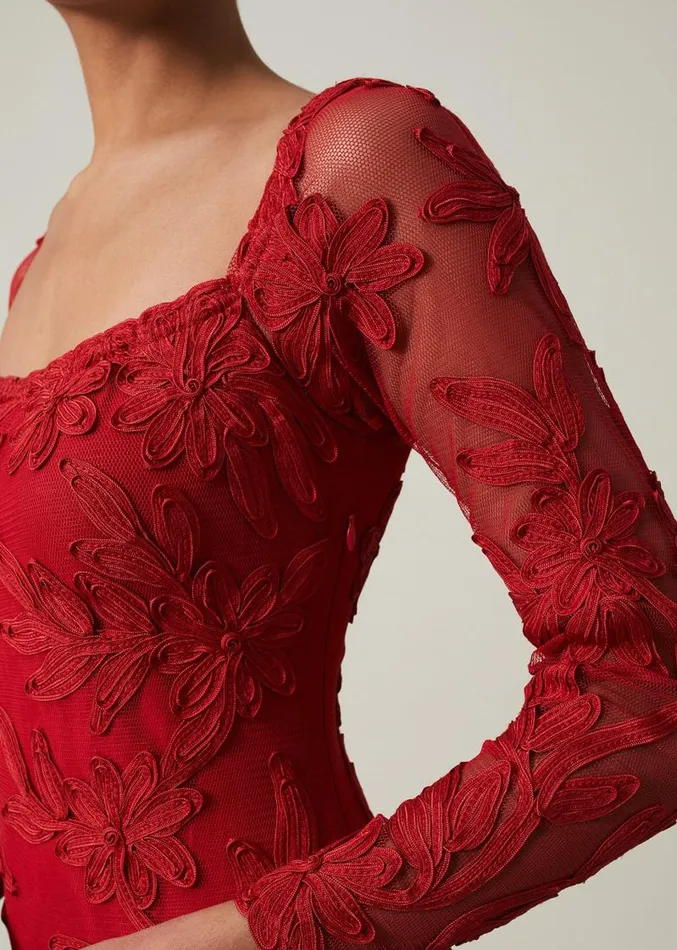 Alicia Tapework Maxi Dress Scarlet Women Phase Eight Dresses