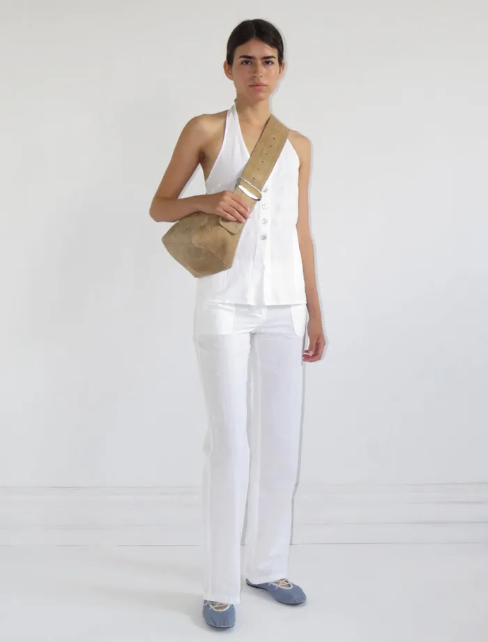 Alva White Women Paloma Wool Trousers