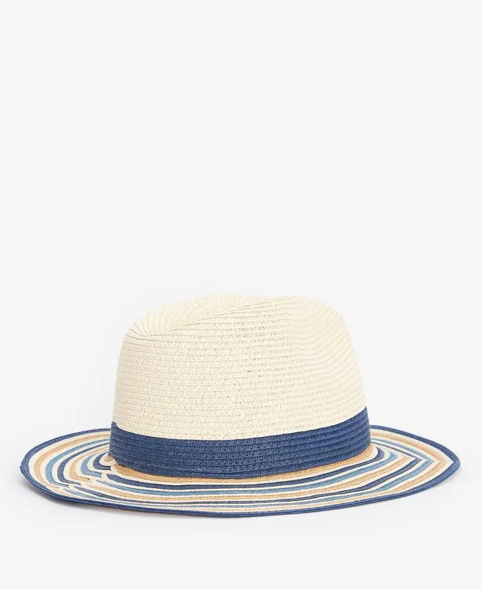 Amelda Fedora Naturalnavy Women Barbour Hats