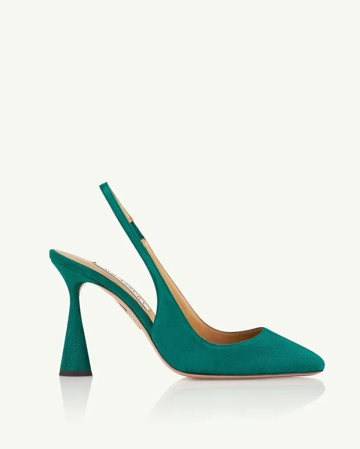 Amore Pump 95 Green Women Aquazzura Pumps Amore Pump 95 Green Women Aquazzura Pumps