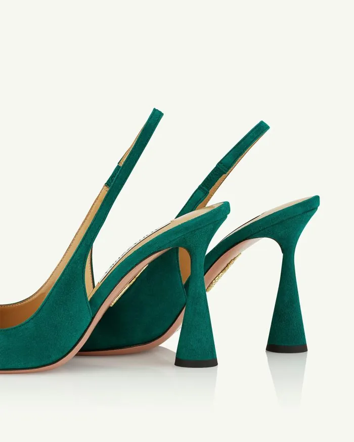 Amore Pump 95 Green Women Aquazzura Pumps Amore Pump 95 Green Women Aquazzura Pumps
