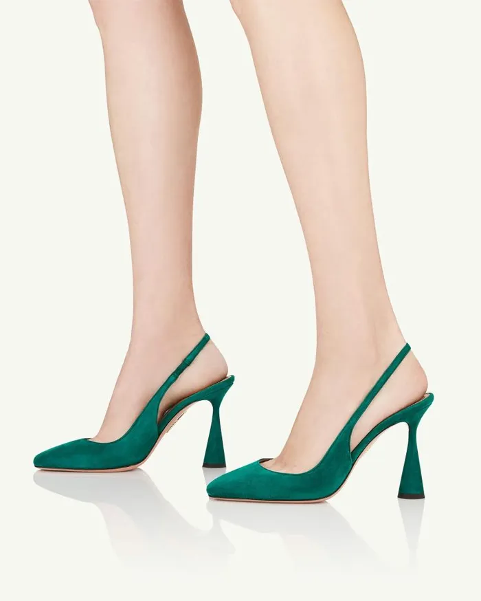 Amore Pump 95 Green Women Aquazzura Pumps Amore Pump 95 Green Women Aquazzura Pumps