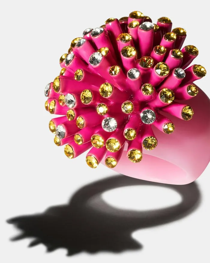 Anemone Ring Pink Women Aquazzura Jewelry Anemone Ring Pink Women Aquazzura Jewelry