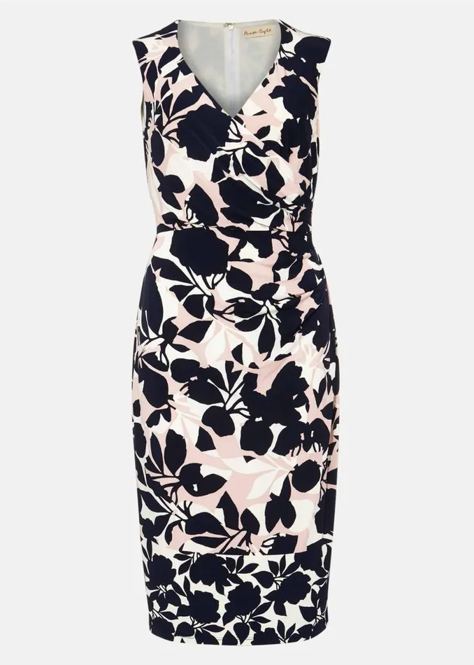 Anoushka Floral Jersey Dress Multicoloured Women Phase Eight Dresses