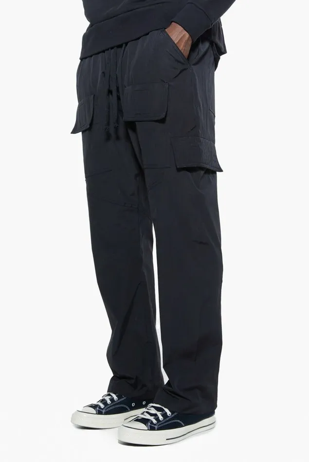 Anthracite Black Trail Cargo Trousers Men Jaded London Cargo Pants