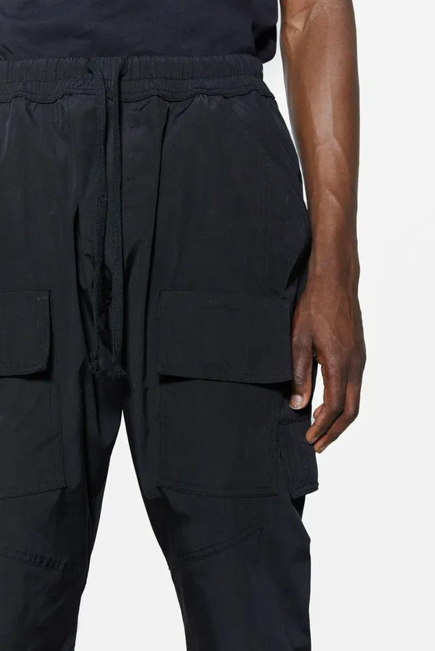 Anthracite Black Trail Cargo Trousers Men Jaded London Cargo Pants