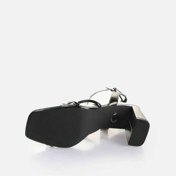 April Mss Metallicschwarz Buffalo Heels April Mss Metallicschwarz Buffalo Heels