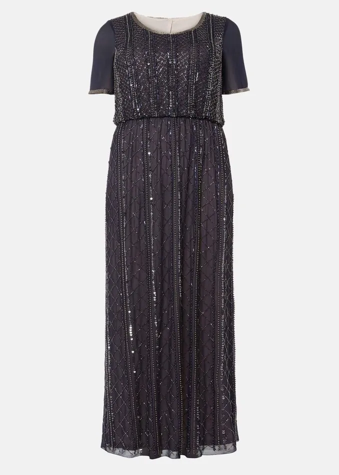 Aria Maxi Dress Navy Women Phase Eight Dresses