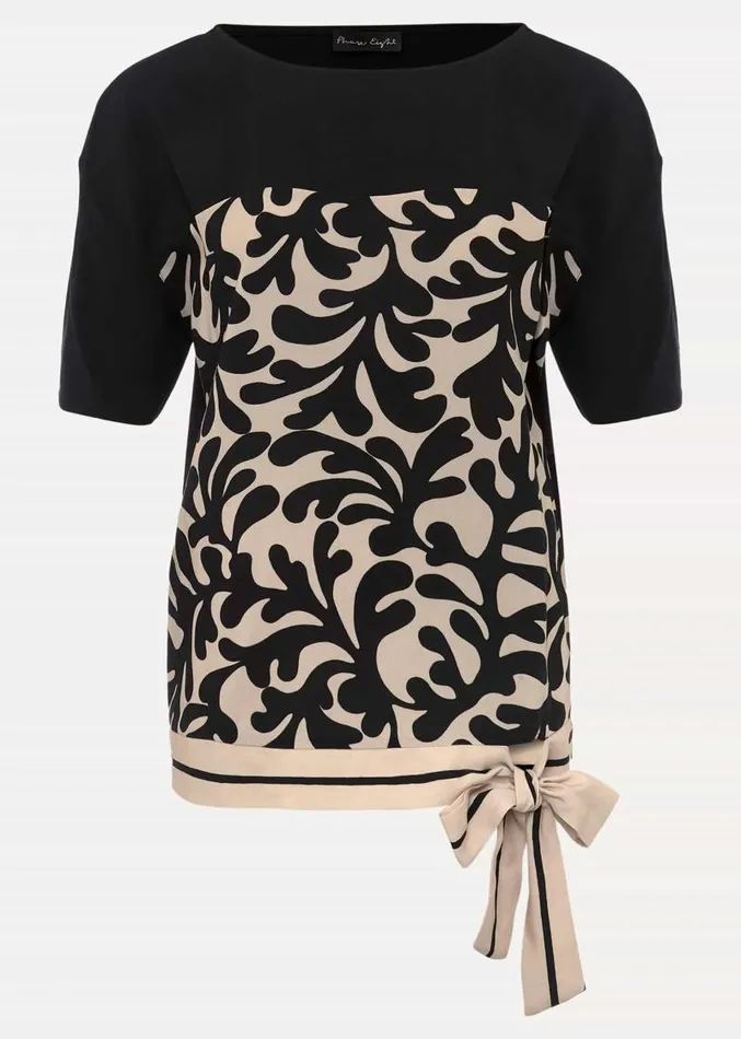 Arie Abstract Top Stoneblack Women Phase Eight Tops and TShirts