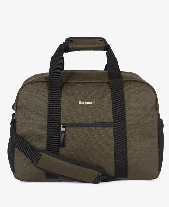 Arwin Canvas Holdall Oliveblack Men Barbour Bags and Luggage