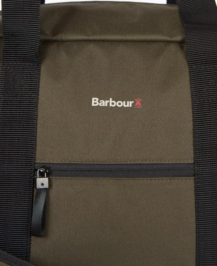 Arwin Canvas Holdall Oliveblack Men Barbour Bags and Luggage