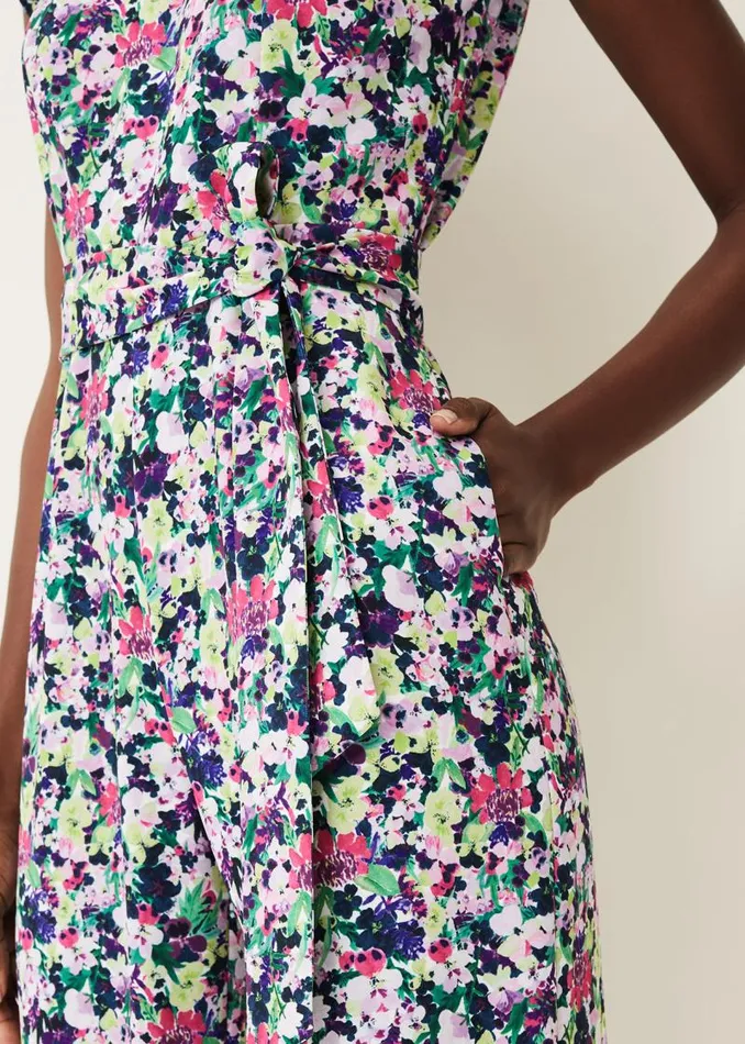 Arya Floral Frill Jumpsuit Multicoloured Women Phase Eight Dresses