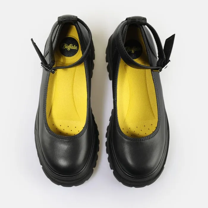 Aspha Ballerina Black Buffalo Ballet Flats Aspha Ballerina Black Buffalo Ballet Flats