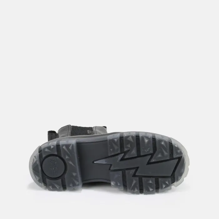 Aspha Chelsea Mid Black Buffalo Boots and AnkleBoots