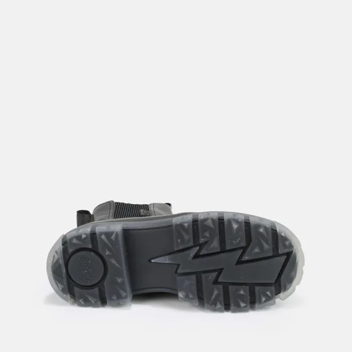 Aspha Chelsea Mid Black Buffalo Boots and AnkleBoots