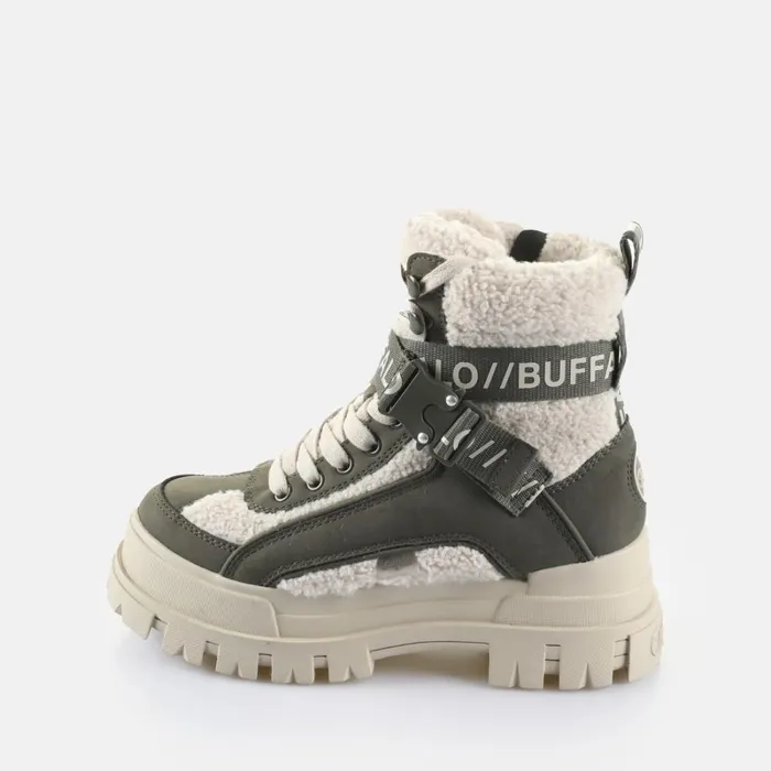 Aspha Com1 Warm Beige Buffalo Boots and AnkleBoots