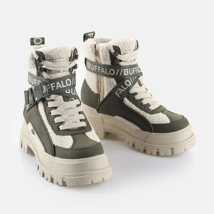 Aspha Com1 Warm Beige Buffalo Boots and AnkleBoots Aspha Com1 Warm Beige Buffalo Boots and AnkleBoots