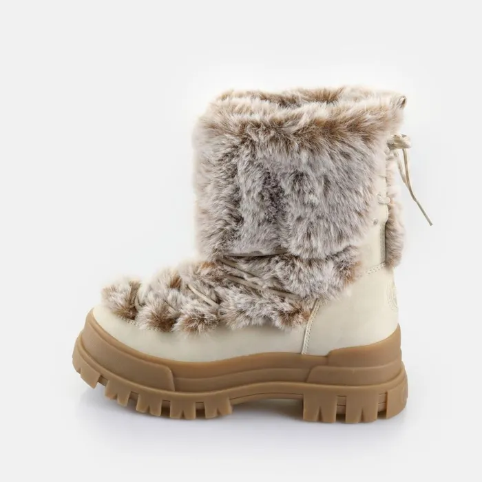 Aspha Moon Warm Beige Buffalo Boots and AnkleBoots