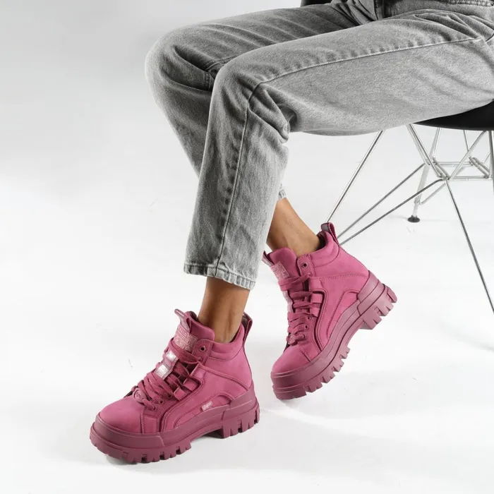 Aspha Nc Mid Berry Buffalo Boots and AnkleBoots Aspha Nc Mid Berry Buffalo Boots and AnkleBoots