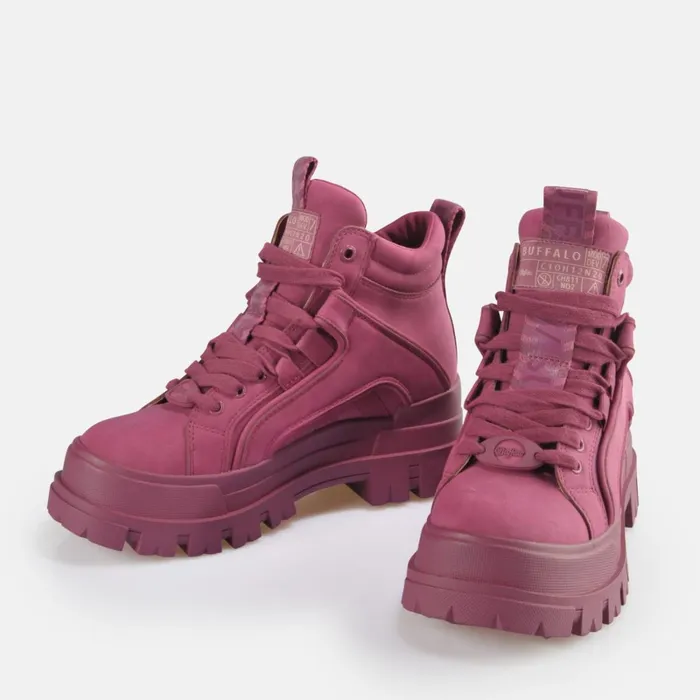 Aspha Nc Mid Berry Buffalo Boots and AnkleBoots Aspha Nc Mid Berry Buffalo Boots and AnkleBoots