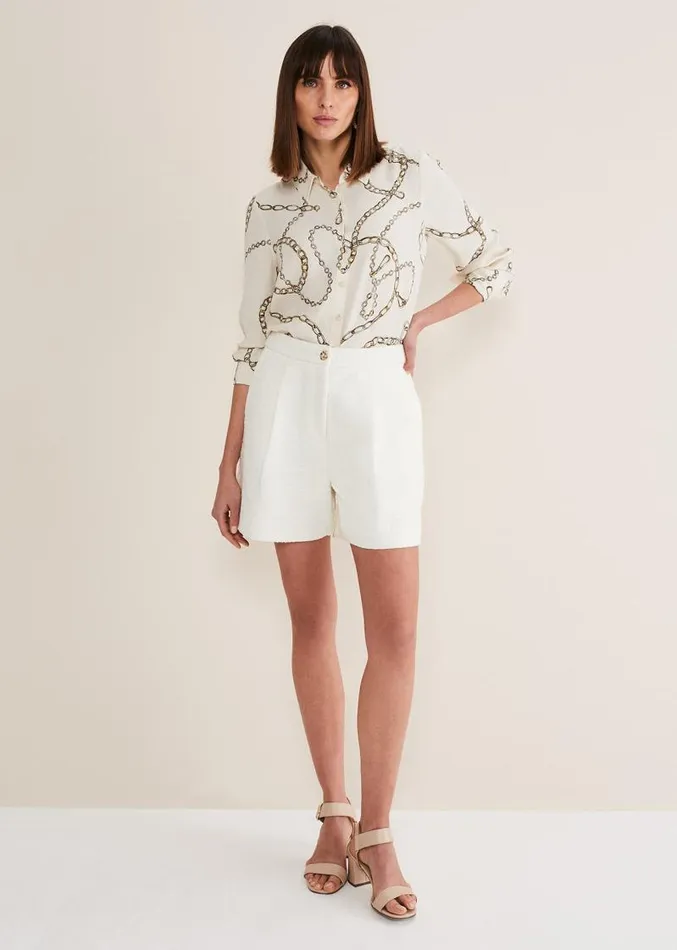 Auden Cream Suit Shorts Cream Women Phase Eight Trousers