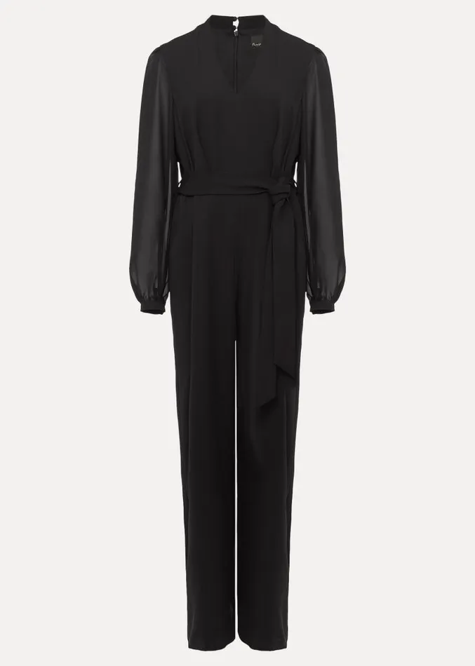 Audrey Black Wide Leg Jumpsuit Black Women Phase Eight Dresses