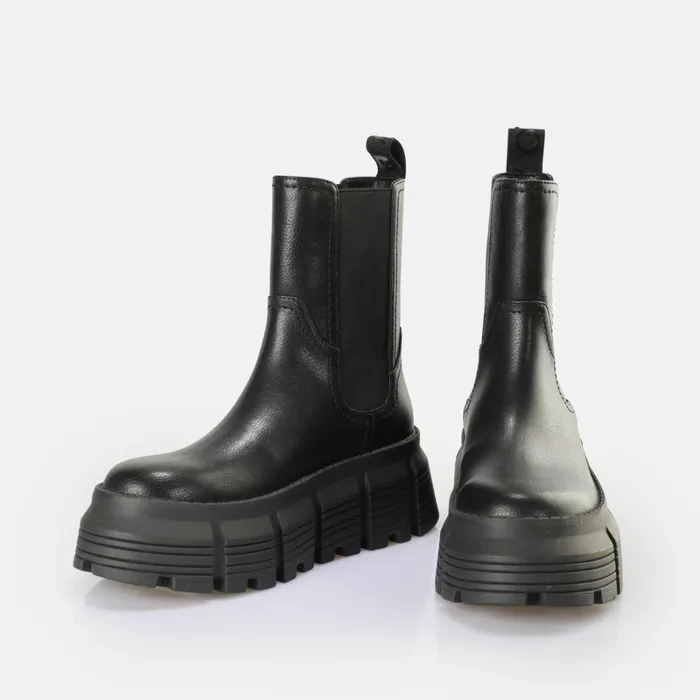 Ava Chelsea Black Buffalo Boots and AnkleBoots Ava Chelsea Black Buffalo Boots and AnkleBoots