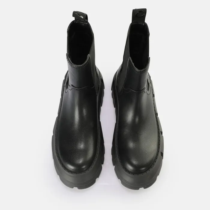 Ava Chelsea Black Buffalo Boots and AnkleBoots Ava Chelsea Black Buffalo Boots and AnkleBoots
