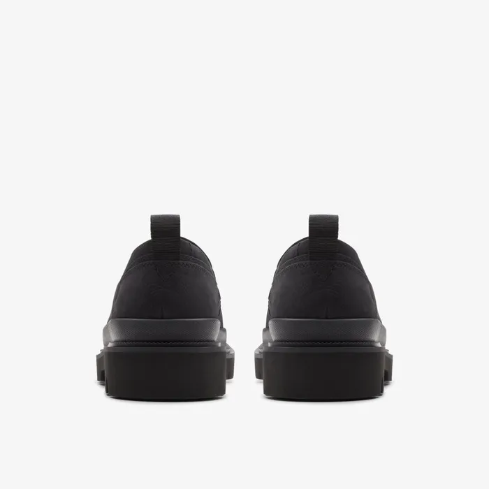 Badell Step Black Nubuck Men Clarks Casual Dress Shoes