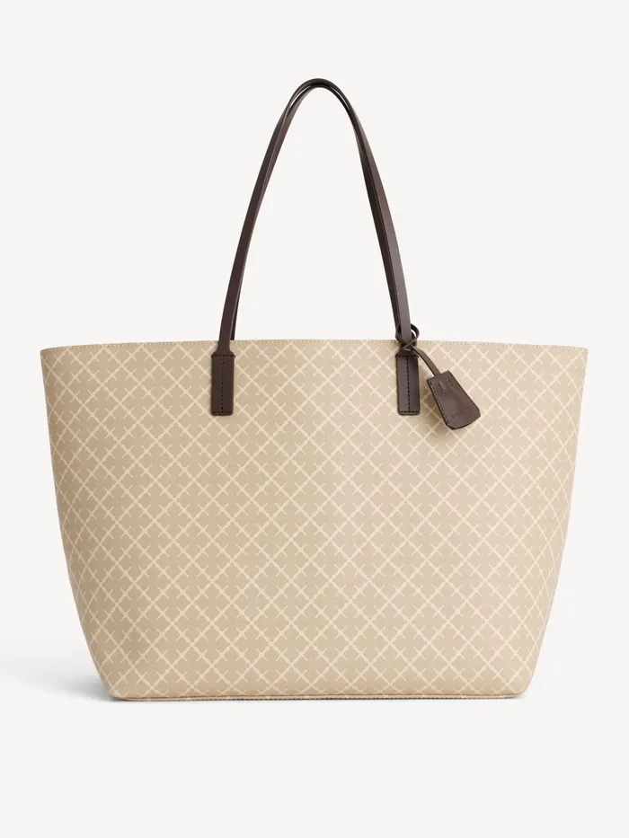 Bags Women By Malene Birger Abi Printed Tote Bag Feather