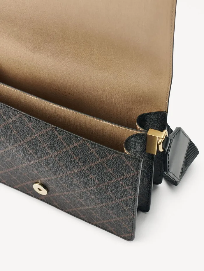 Bags Women By Malene Birger Loenna Shoulder Bag Dark Chokolate