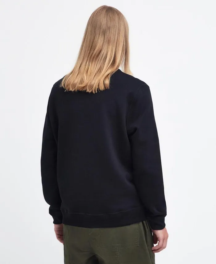 Barbour X Maison Kitsunu00e9 Beaufort Fox Sweatshirt Uniform Green Men Barbour Hoodies and Sweatshirts