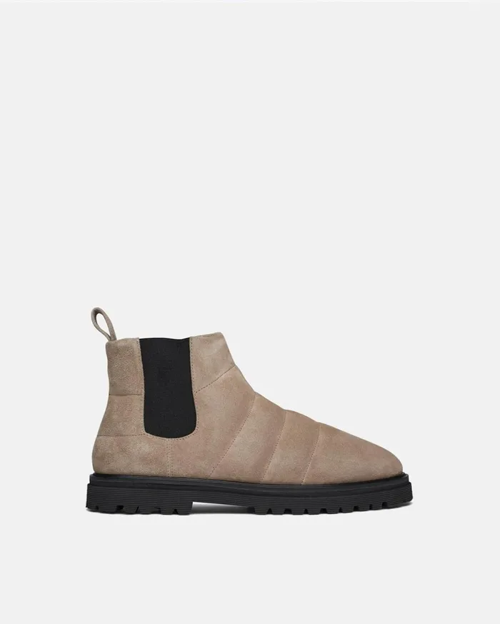 Bede Rounded Toe Boot Stone Women Nanushka Shoes