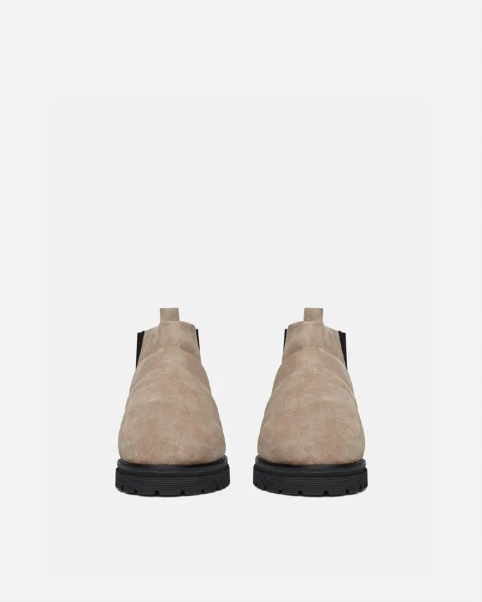 Bede Rounded Toe Boot Stone Women Nanushka Shoes