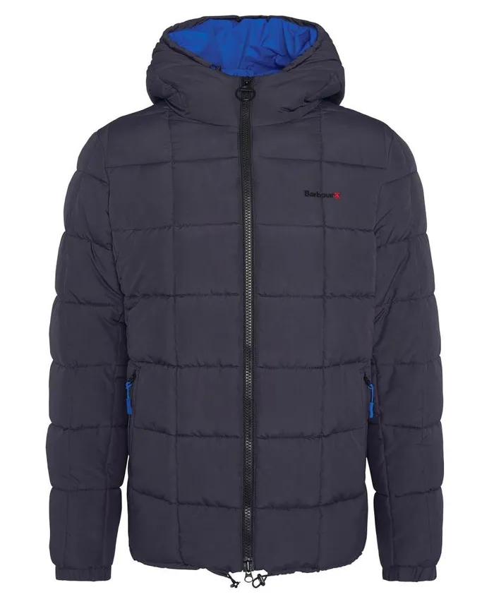Benton Quilted Jacket Bright Blue Men Barbour Quilted Jackets