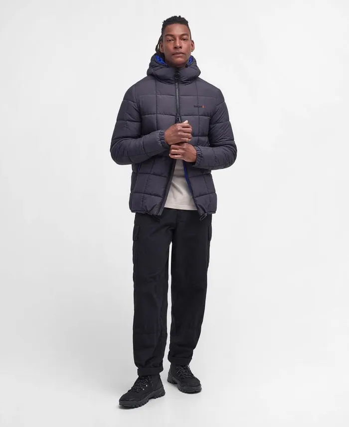 Benton Quilted Jacket Bright Blue Men Barbour Quilted Jackets
