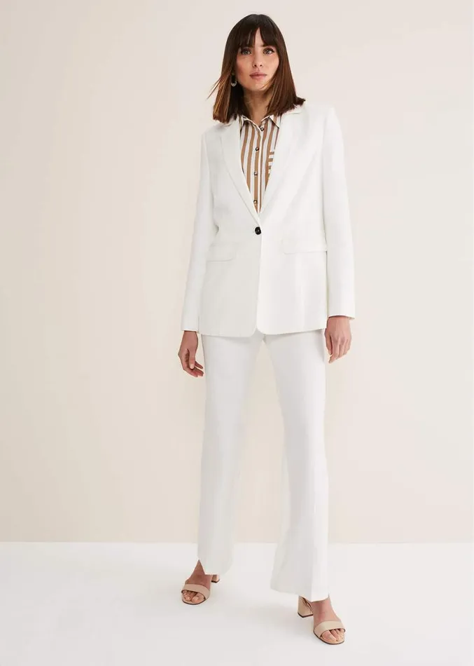 Bianca Blazer Coord Ivory Women Phase Eight Jackets