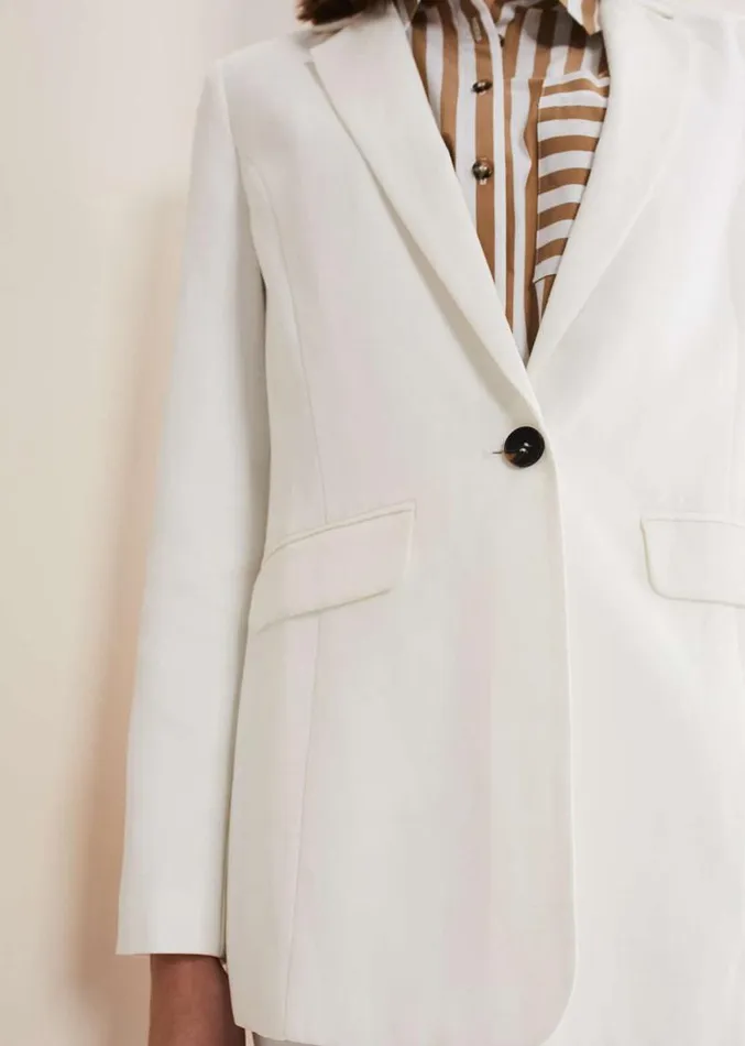Bianca Blazer Coord Ivory Women Phase Eight Jackets