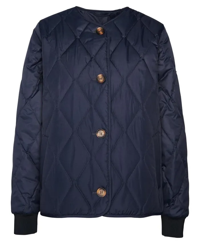 Bickland Quilted Jacket Military Olive Women Barbour Quilted Jackets