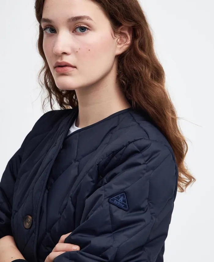 Bickland Quilted Jacket Military Olive Women Barbour Quilted Jackets