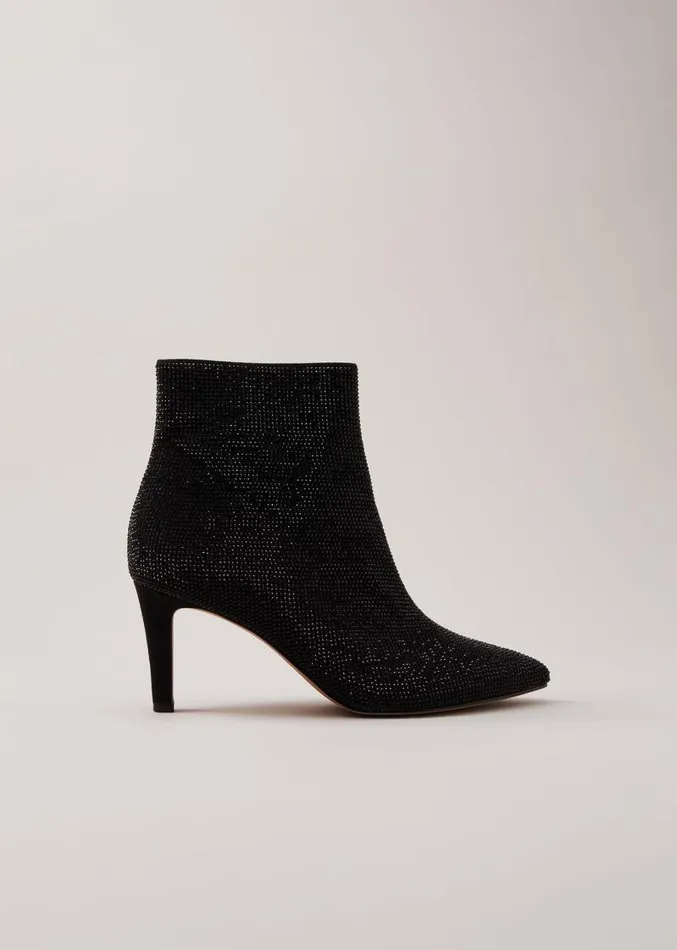 Black Sparkly Boots Black Women Phase Eight Boots